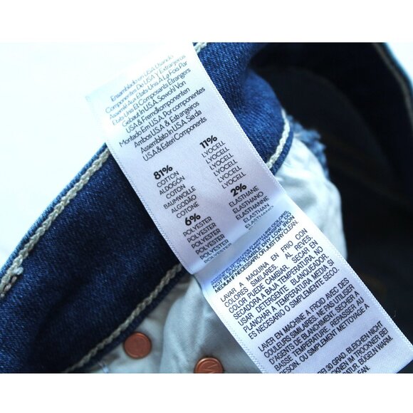 MOTHER The Pixie Rider Ankle Jeans 27” / Size 26 / Taxi! Blue High Rise Denim - Picture 12 of 12